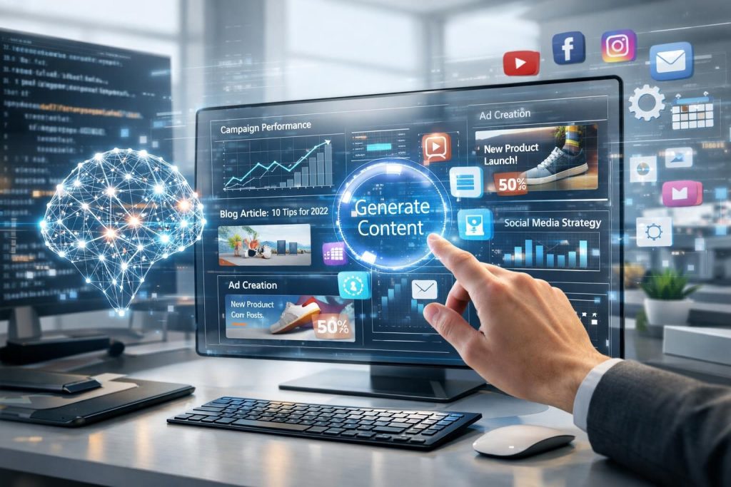 entdecken sie die bedeutung von künstlicher intelligenz bei der automatisierten content-erstellung im marketing und wie sie prozesse effizienter und kreativer gestaltet.